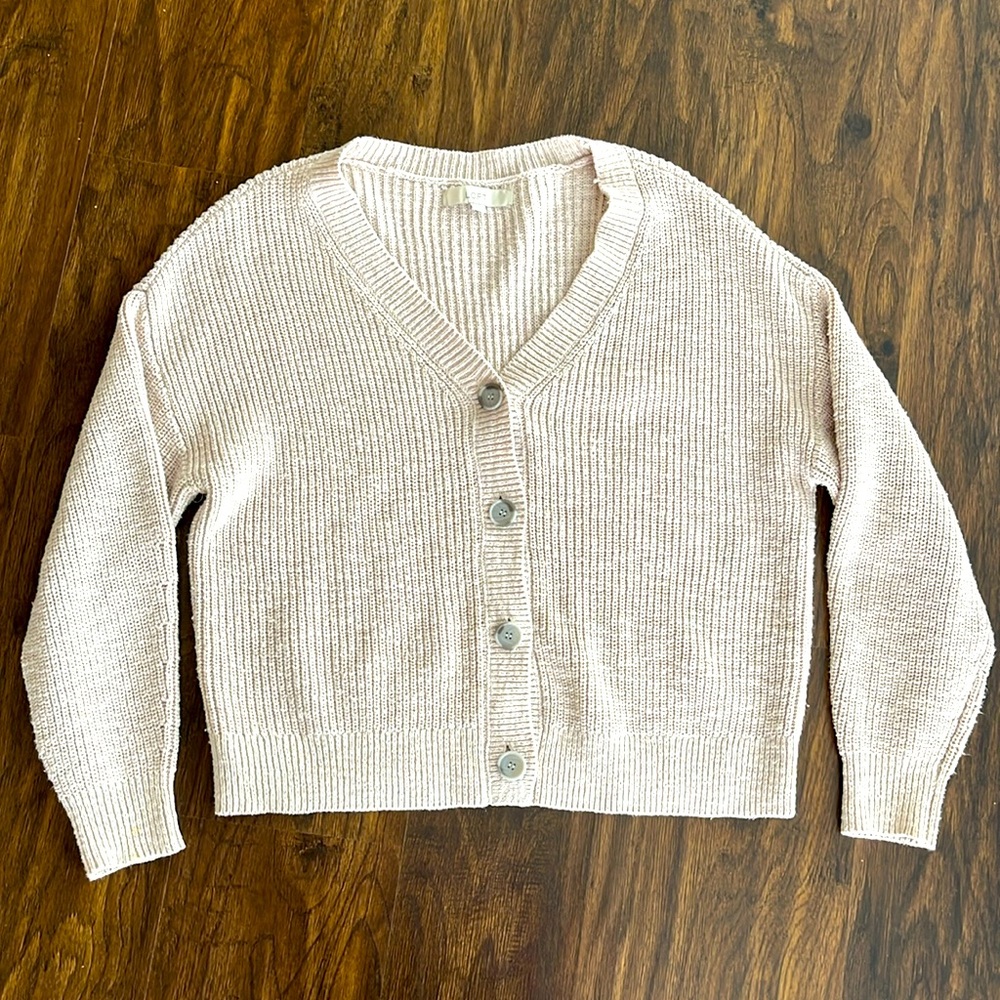 Loft V-Neck Cardigan - size Large
